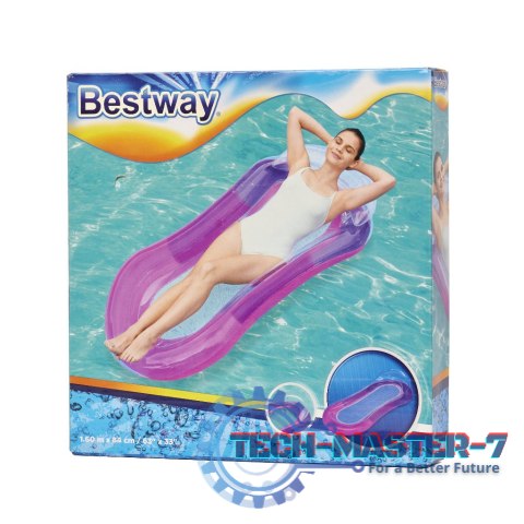 Materac dmuchany do pływania z siatką BESTWAY 43103 fioletowy Materac dmuchany do pływania z siatką BESTWAY 43103 fioletowy