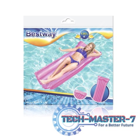 Materac dmuchany plażowy BESTWAY 44013 różowy Materac dmuchany plażowy BESTWAY 44013 różowy