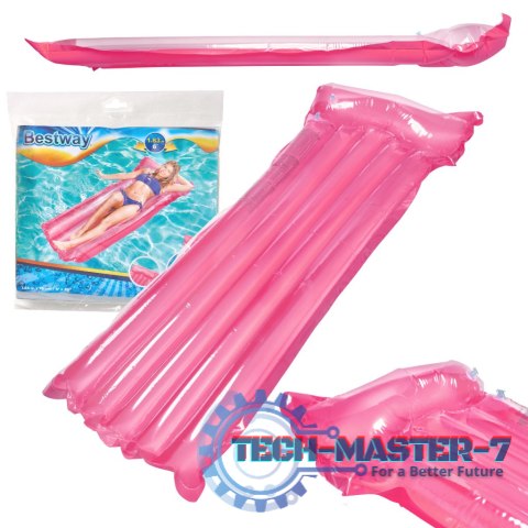 Materac dmuchany plażowy BESTWAY 44013 różowy Materac dmuchany plażowy BESTWAY 44013 różowy