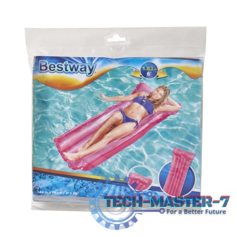 Materac dmuchany plażowy BESTWAY 44013 różowy Materac dmuchany plażowy BESTWAY 44013 różowy