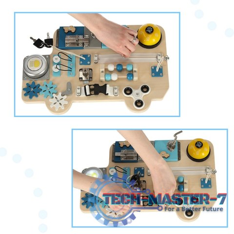 Tablica manipulacyjna sensoryczna LULILO BUSO Tablica manipulacyjna sensoryczna LULILO BUSO