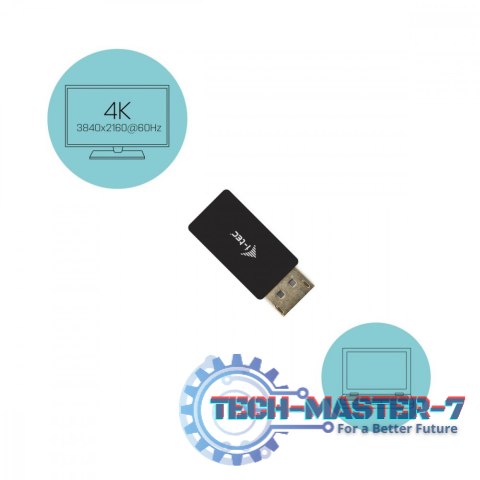 Adapter DisplayPort - HDMI Adapter 4k/60Hz Adapter DisplayPort - HDMI Adapter 4k/60Hz