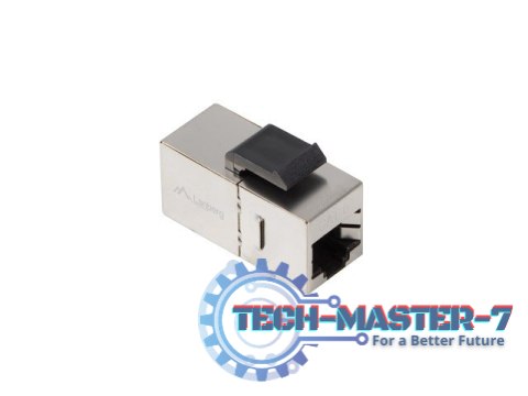 Łącznik keystone gniazdo RJ45 - RJ45 FTP kat.6 do puszki montażowej złączka sieciowa