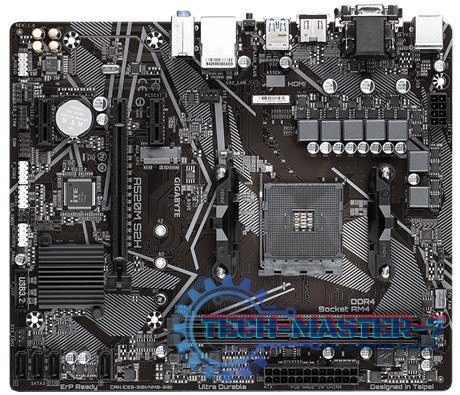 Płyta główna A520M S2H AM4 2DDR4 M.2 HDMI/DVI mATX Płyta główna A520M S2H AM4 2DDR4 M.2 HDMI/DVI mATX