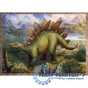 Puzzle 4w1 Ciekawe dinozaury