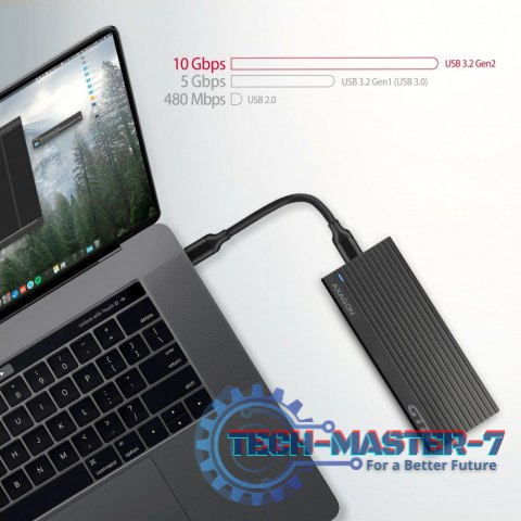 EEM2-GTR Obudowa zewnętrzna aluminiowa, USB-C 3.2 GEN 2 M.2 NVMe SSD EEM2-GTR Obudowa zewnętrzna aluminiowa, USB-C 3.2 GEN 2 M.2 NVMe SSD