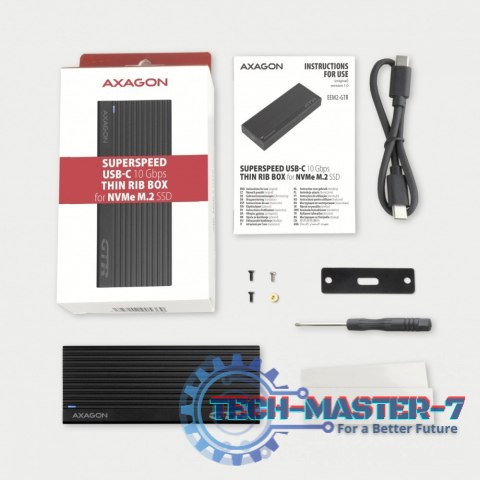 EEM2-GTR Obudowa zewnętrzna aluminiowa, USB-C 3.2 GEN 2 M.2 NVMe SSD EEM2-GTR Obudowa zewnętrzna aluminiowa, USB-C 3.2 GEN 2 M.2 NVMe SSD