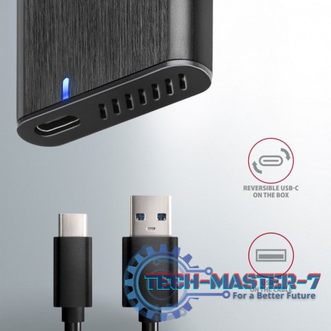 EEM2-SBC Obudowa zewnętrzna aluminiowa bezśrubowa USB-C 3.2 GEN 2 M.2 SATA SSD EEM2-SBC Obudowa zewnętrzna aluminiowa bezśrubowa USB-C 3.2 GEN 2 M.2 SATA SSD