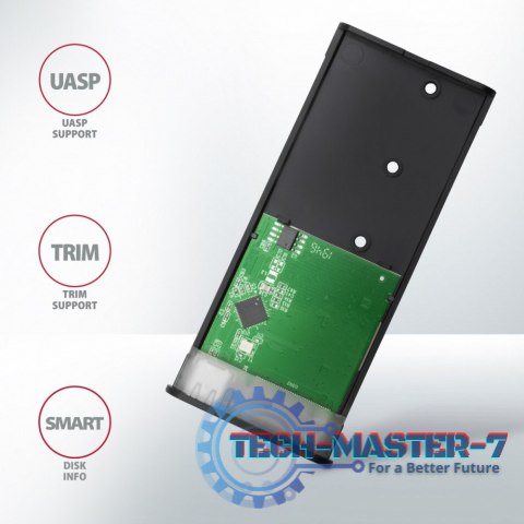 EEM2-SBC Obudowa zewnętrzna aluminiowa bezśrubowa USB-C 3.2 GEN 2 M.2 SATA SSD EEM2-SBC Obudowa zewnętrzna aluminiowa bezśrubowa USB-C 3.2 GEN 2 M.2 SATA SSD