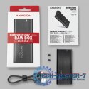 EEM2-SBC Obudowa zewnętrzna aluminiowa bezśrubowa USB-C 3.2 GEN 2 M.2 SATA SSD