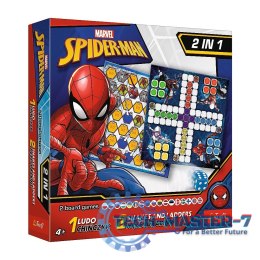 Gra 2w1 Chińczyk / Węże i drabiny, Spider-Man