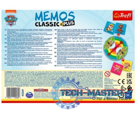 Gra Memos Classic & Plus Psi Patrol Gra Memos Classic & Plus Psi Patrol