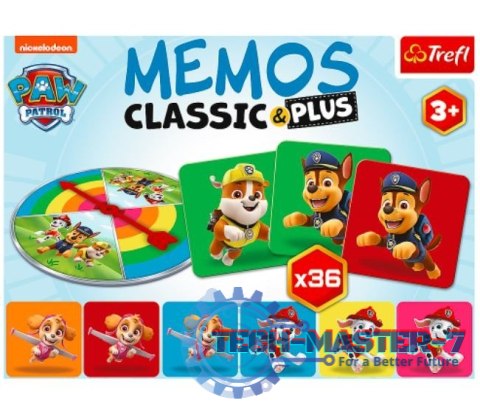 Gra Memos Classic & Plus Psi Patrol Gra Memos Classic & Plus Psi Patrol