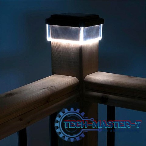 Lampa solarna na słupek 100x100 GB128 Lampa solarna na słupek 100x100 GB128