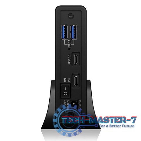 Obudowa IB-382H-C31 2,5/3,5 HDD z wbudowanym HUB 1xUSB-C, 2xUSB -A, 12V2A Obudowa IB-382H-C31 2,5/3,5 HDD z wbudowanym HUB 1xUSB-C, 2xUSB -A, 12V2A