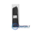 Opaski zaciskowe wielorazowe/trytytki | 7.2*350mm | Nylon UV | Czarne