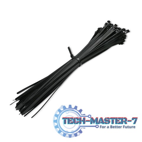 Opaski zaciskowe wielorazowe/trytytki | 7.2*350mm | Nylon UV | Czarne Opaski zaciskowe wielorazowe/trytytki | 7.2*350mm | Nylon UV | Czarne