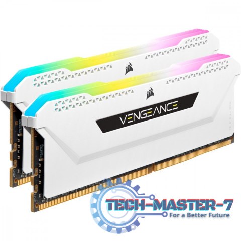 Pamięć DDR4 Vengeance RGB PRO SL 32GB/3200(2*16GB) biały Pamięć DDR4 Vengeance RGB PRO SL 32GB/3200(2*16GB) biały