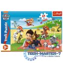 Puzzle 24 elementy MAXI Zabawa na kocu Psi Patrol