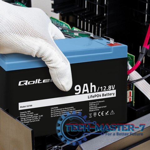 Akumulator LiFePO4 Litowo-Żelazowo-Fforanowy | 12.8V | 9Ah | 115.2Wh | BMS Akumulator LiFePO4 Litowo-Żelazowo-Fforanowy | 12.8V | 9Ah | 115.2Wh | BMS