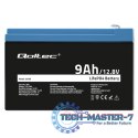 Akumulator LiFePO4 Litowo-Żelazowo-Fforanowy | 12.8V | 9Ah | 115.2Wh | BMS