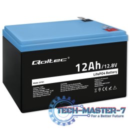Akumulator LiFePO4 Litowo-Żelazowo-Fosforanowy | 12.8V | 12Ah | 153.6Wh | BMS