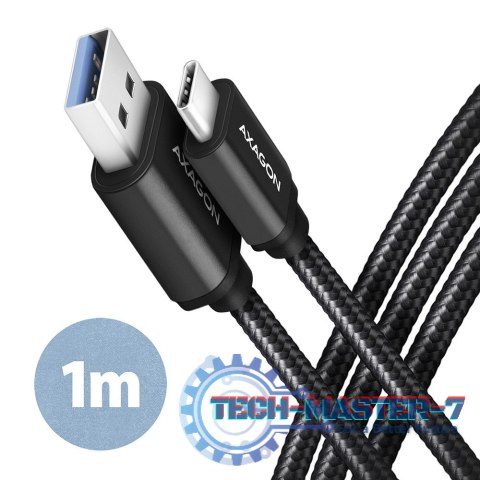 BUCM3-AM10AB Kabel USB-C - USB-A 3.2 Gen 1, 1m, 3A, ALU, oplot, Czarny BUCM3-AM10AB Kabel USB-C - USB-A 3.2 Gen 1, 1m, 3A, ALU, oplot, Czarny