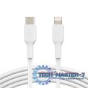 Kabel BoostCharge USB-C do Lightning 1m biały