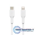 Kabel BoostCharge USB-C do Lightning 1m biały