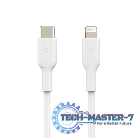 Kabel BoostCharge USB-C do Lightning 1m biały Kabel BoostCharge USB-C do Lightning 1m biały