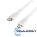 Kabel BoostCharge USB-C do Lightning 1m biały
