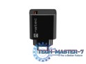Ładowarka sieciowa Ribera 1x USB-A 18W Czarna