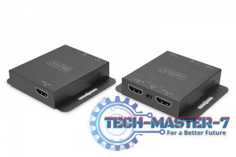 Przedłużacz/Extender HDMI 4K 30Hz 70m po skrętce Cat.5e/6/7/8 HDCP 1.4 EDID IR PoC, zestaw Przedłużacz/Extender HDMI 4K 30Hz 70m po skrętce Cat.5e/6/7/8 HDCP 1.4 EDID IR PoC, zestaw