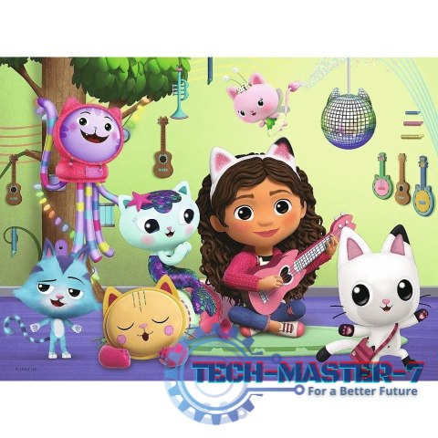 Puzzle 30 elementów Gabi i jej uroczy domek, Koci Domek Gabi Puzzle 30 elementów Gabi i jej uroczy domek, Koci Domek Gabi