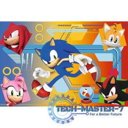 Puzzle 60 elementów Sonic w akcji