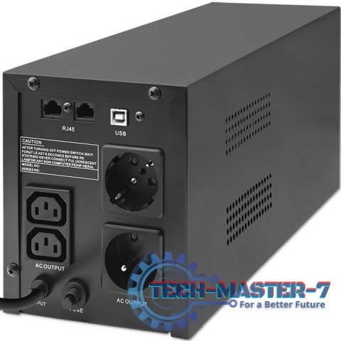 Zasilacz awaryjny UPS | Monolith | 1500VA | 900W | LCD | USB Zasilacz awaryjny UPS | Monolith | 1500VA | 900W | LCD | USB