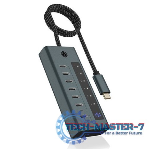 Hub IB-HUB1457-C31 7 port Type C HUB z 36 W PSU