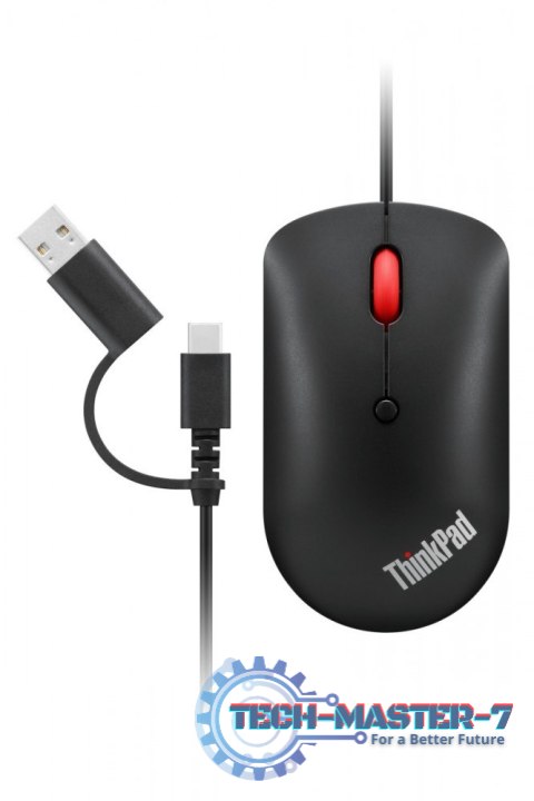 Kompaktowa mysz przewodowa USB-C ThinkPad 4Y51D20850 Kompaktowa mysz przewodowa USB-C ThinkPad 4Y51D20850