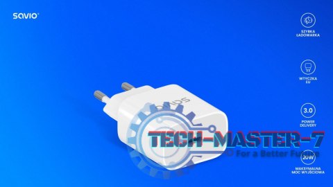 Ładowarka sieciowa 20W LA-09 USB-C QC, PD 3.0 Ładowarka sieciowa 20W LA-09 USB-C QC, PD 3.0