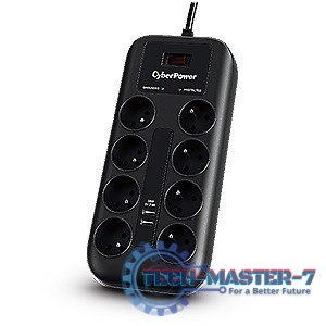 Listwa przepięciowa P0820SUF0-FR 8xFR/2xUSB Listwa przepięciowa P0820SUF0-FR 8xFR/2xUSB