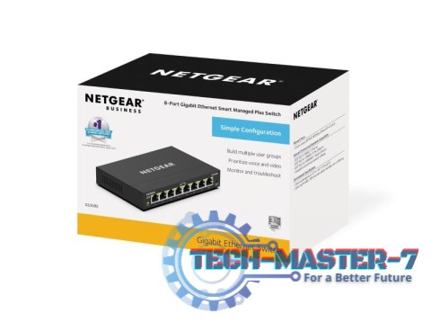 Przełącznik zarządzalny GS308E Switch 8xGE Przełącznik zarządzalny GS308E Switch 8xGE