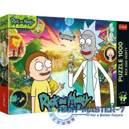 Puzzle 1000 elementów Premium Plus Rick i Morty