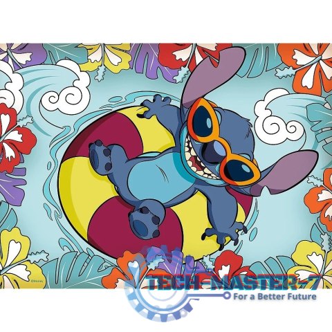 Puzzle 30 elementów Lilo i Stitch na wakacjach Puzzle 30 elementów Lilo i Stitch na wakacjach