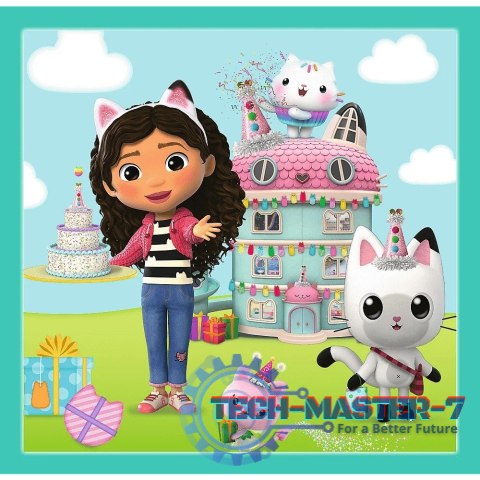 Puzzle 3w1 Aktywności Gabby Koci Domek Gabi (Gabbys Dollhouse) Puzzle 3w1 Aktywności Gabby Koci Domek Gabi (Gabbys Dollhouse)