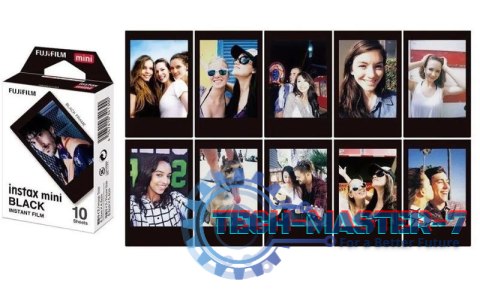 Wkład Instax Mini Black 10 zdjęć Wkład Instax Mini Black 10 zdjęć
