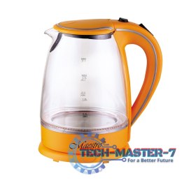 Czajnik elektryczny szklany 1,7l 2000W MR-064-ORANGE