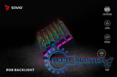 Klawiatura mechaniczna RGB Tempest X2 Outemu Brown Klawiatura mechaniczna RGB Tempest X2 Outemu Brown