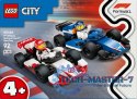 Klocki City 60464 F1 Bolidy Williams Racing i Haas F1