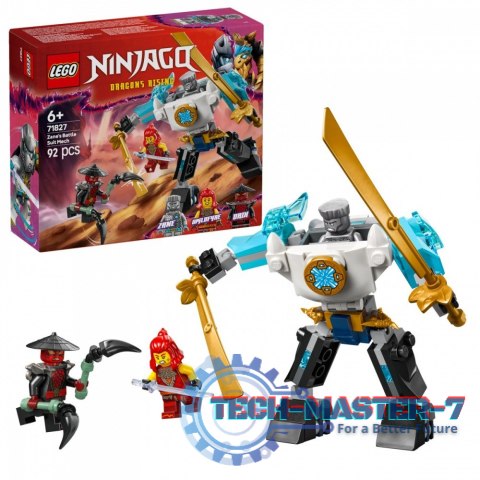 Klocki Ninjago 71827 Mech w zbroi bojowej Zanea Klocki Ninjago 71827 Mech w zbroi bojowej Zanea
