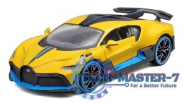 Model kompozytowy Bugatti Divo 1/24 żółty